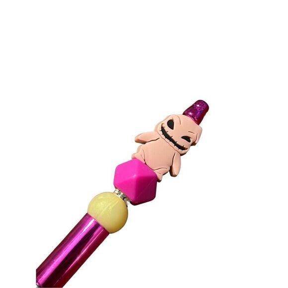 oogie boogie pink‎ beaded pen - Picture 2 of 2